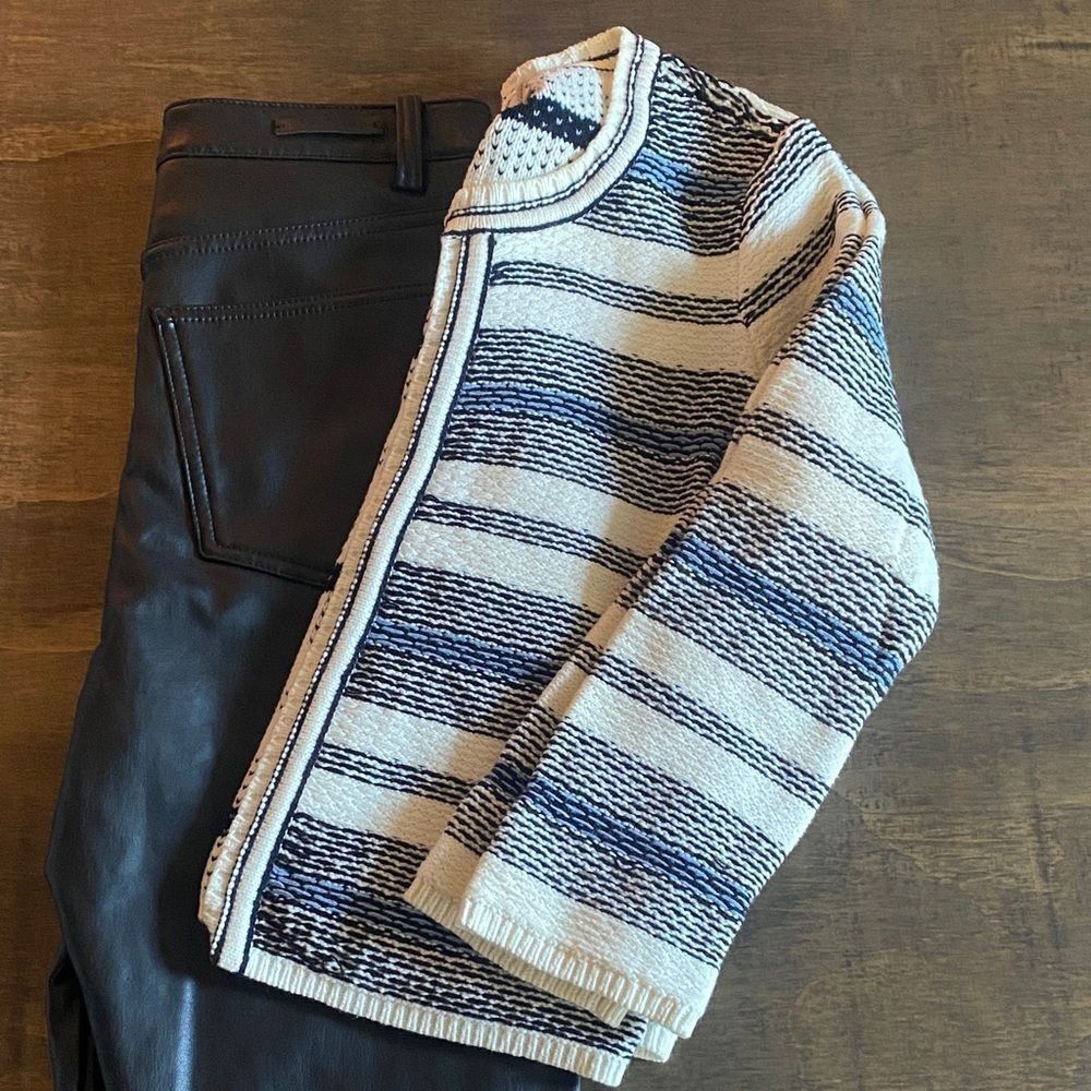 1. State Striped Knit Cardigan